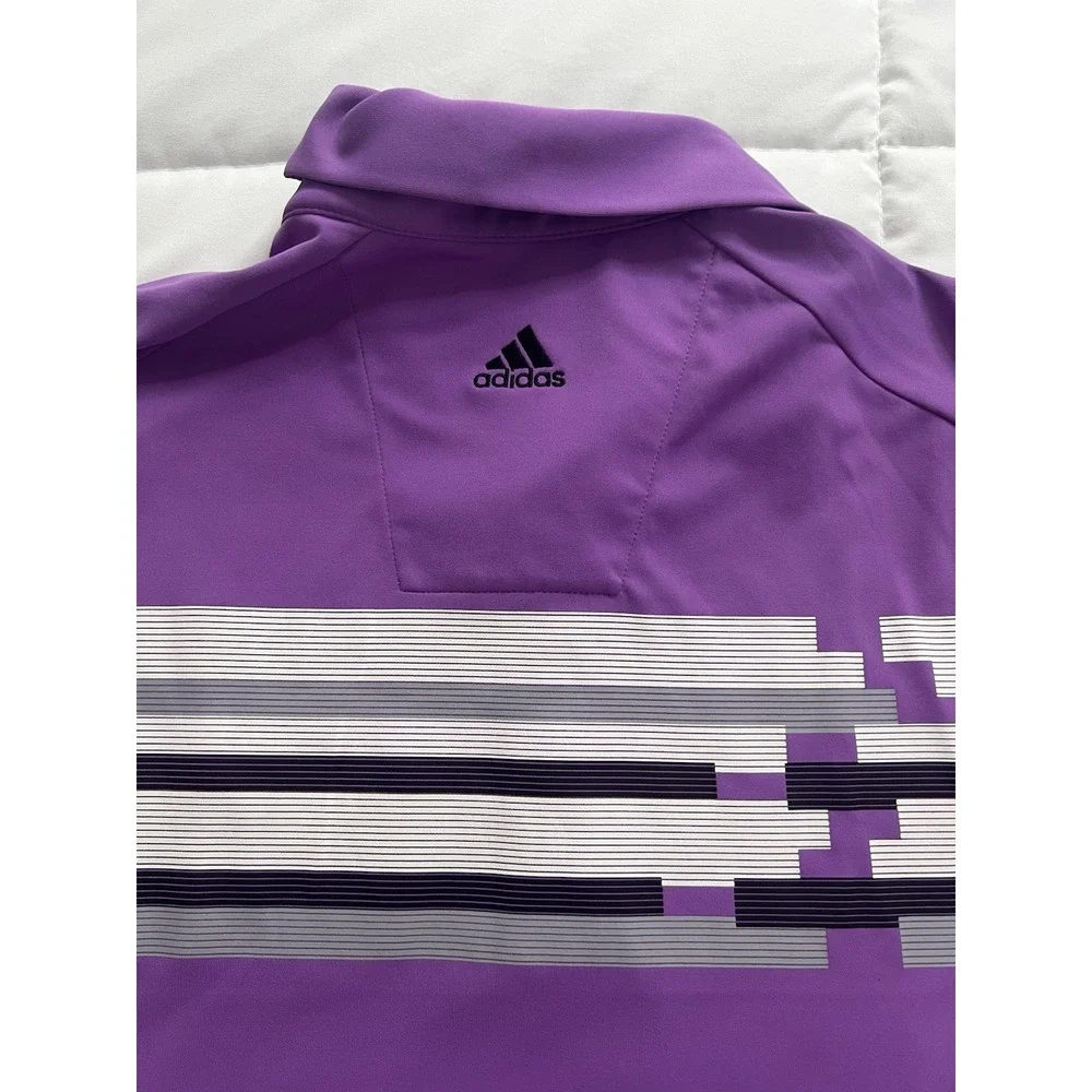 Adidas ClimaCool Golf Polo Shirt Men's XL Purple Willinger's Golf Club